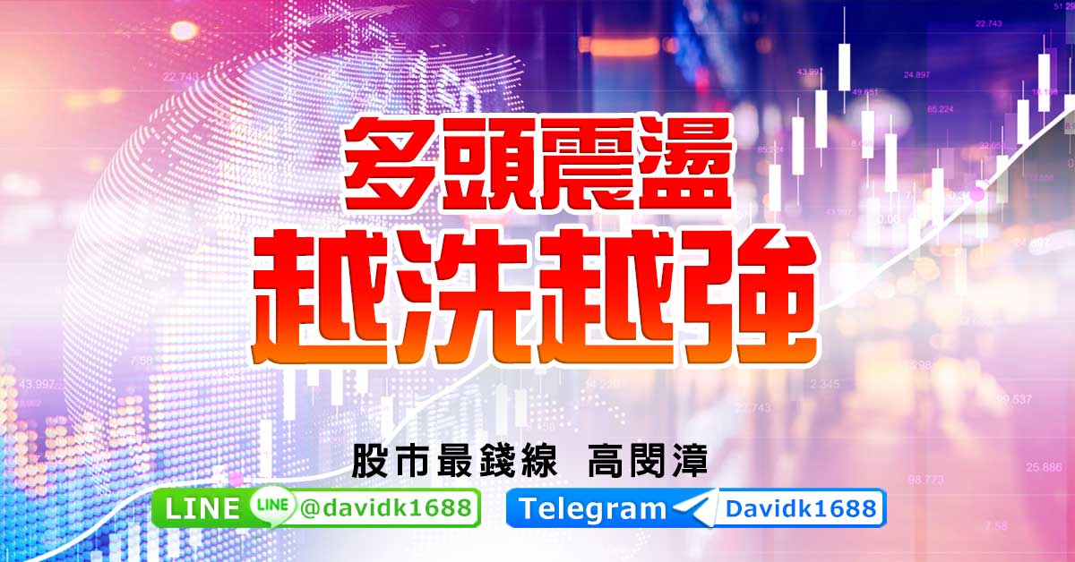多頭震盪，越洗越強