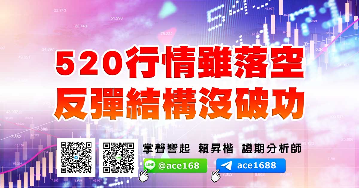 520行情雖落空 反彈結構沒破功 (圖)