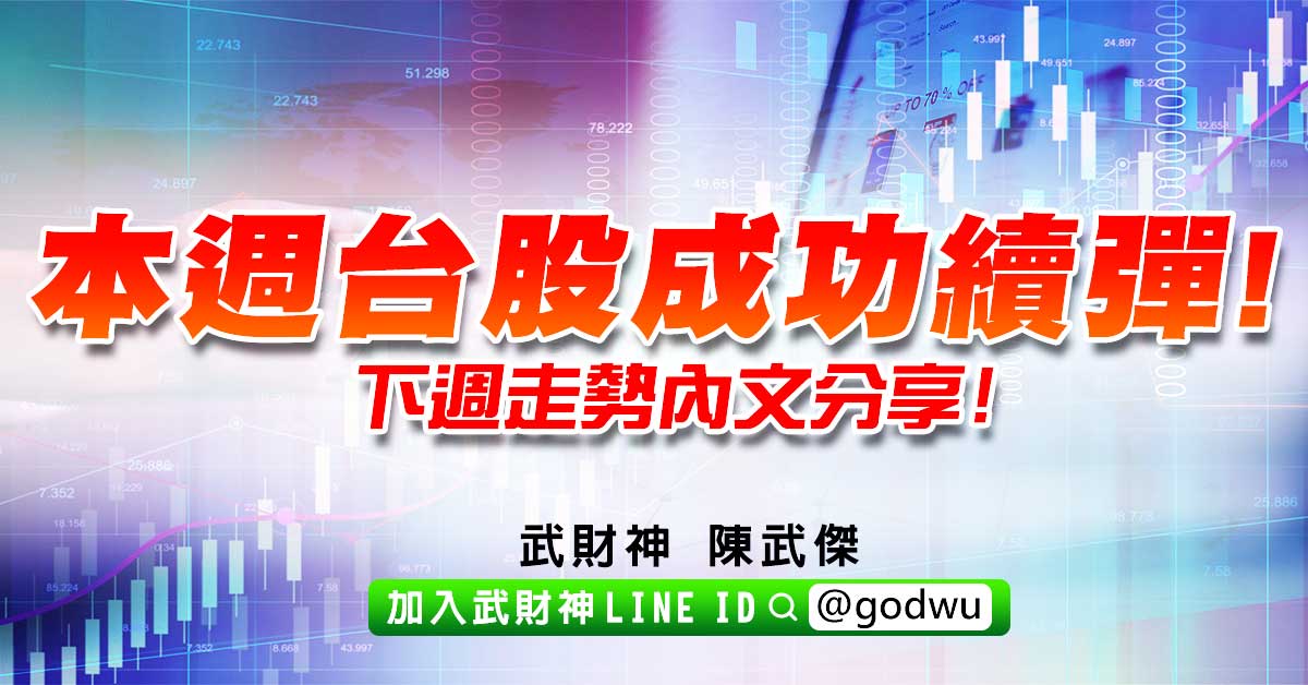 本週台股成功續彈!下週走勢內文分享! (圖)
