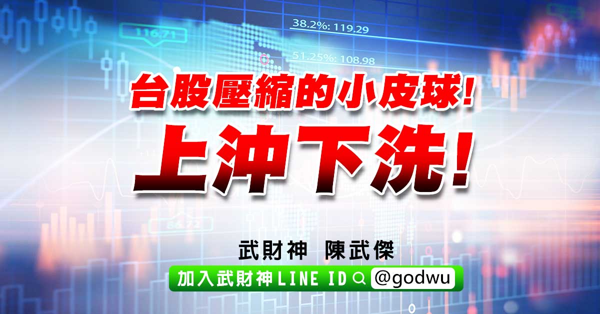 台股壓縮的小皮球!上沖下洗! (圖)