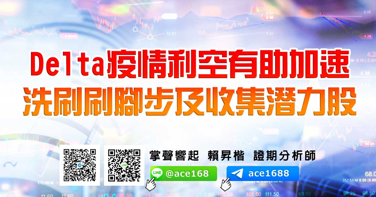 Delta疫情利空有助加速 洗刷刷腳步及收集潛力股 (圖)