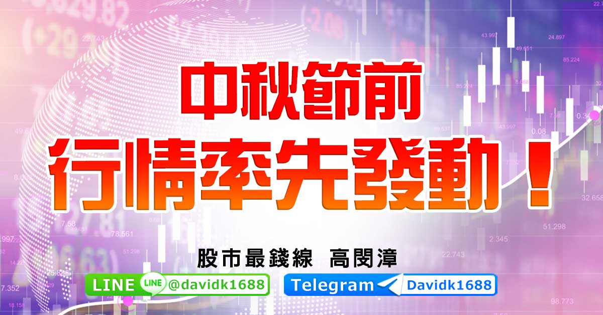 中秋節前，行情率先發動！