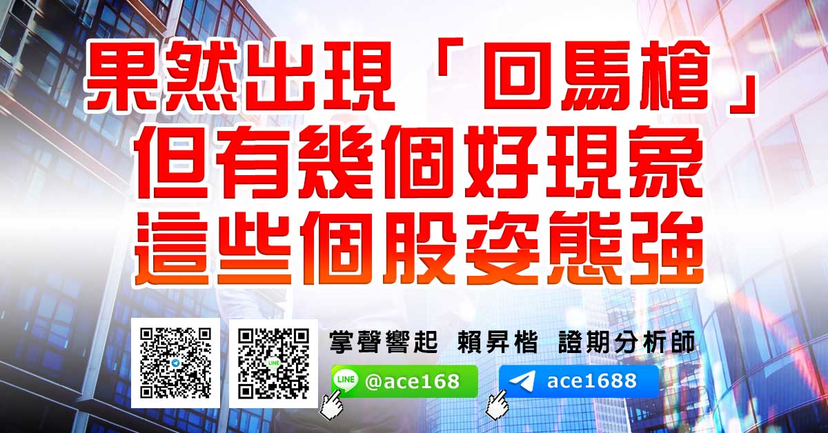 果然出現「回馬槍」 但有幾個好現象 這些個股姿態強 (圖)