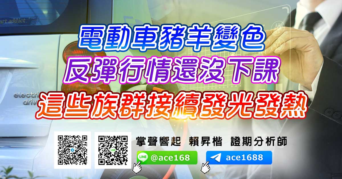 電動車豬羊變色 反彈行情還沒下課 些族群接續發光發熱 (圖)