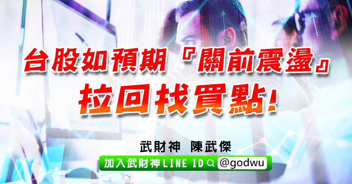 台股如預期『關前震盪』!拉回找買點! (圖)