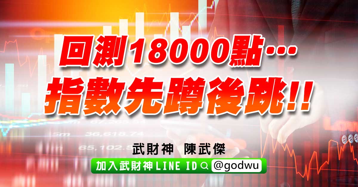 回測18000點…指數先蹲後跳!! (圖)