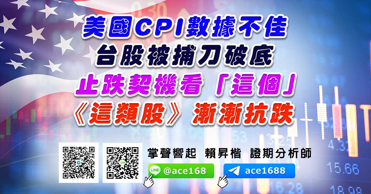 美國CPI數據不佳 台股被捕刀破底 止跌契機看「這個」 《這類股》漸漸抗跌 (圖)