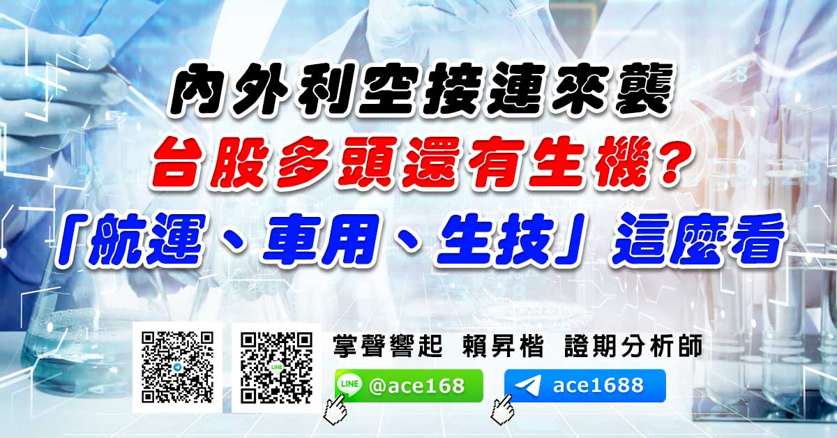 內外利空接連來襲 台股多頭還有生機? 「航運、車用、生技」這麼看 (圖)