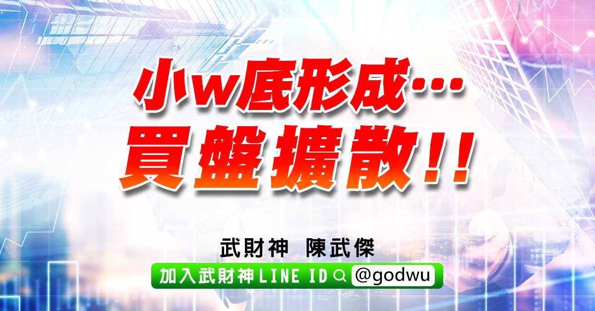 小w底形成…買盤擴散!! (圖)
