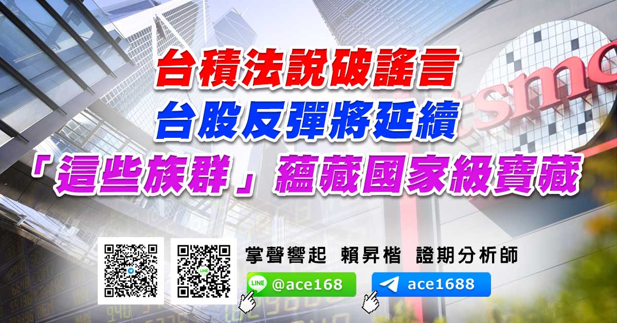 台積法說破謠言 台股反彈將延續 「這些族群」蘊藏國家級寶藏 (圖)
