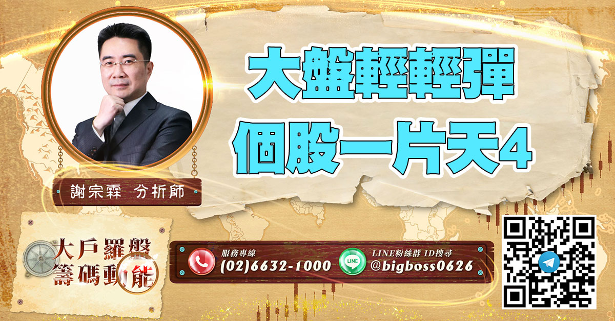 大盤輕輕彈 個股一片天4 (圖)