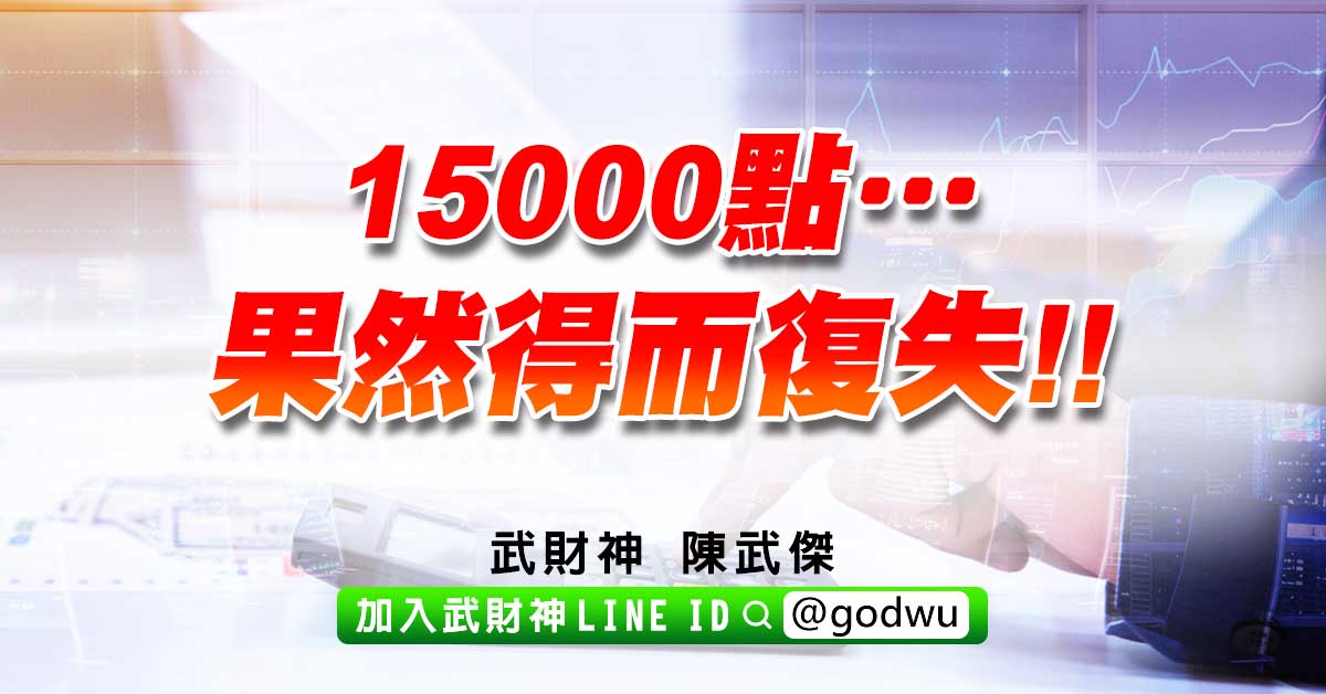 15000點…果然得而復失!! (圖)