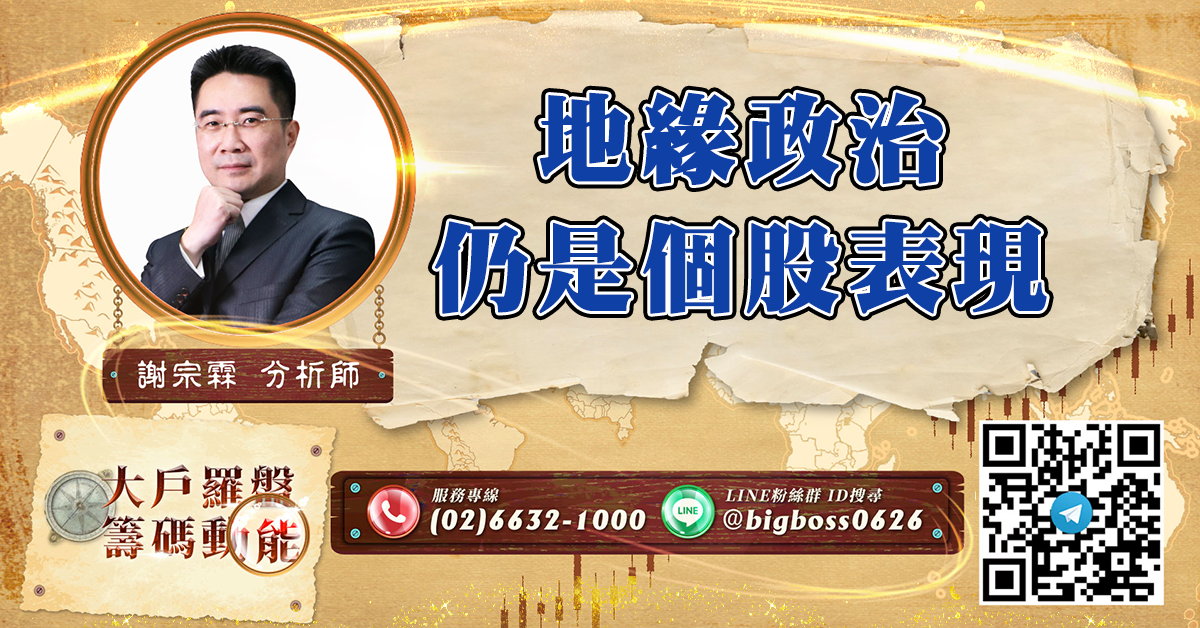 地緣政治 仍是個股表現 (圖)