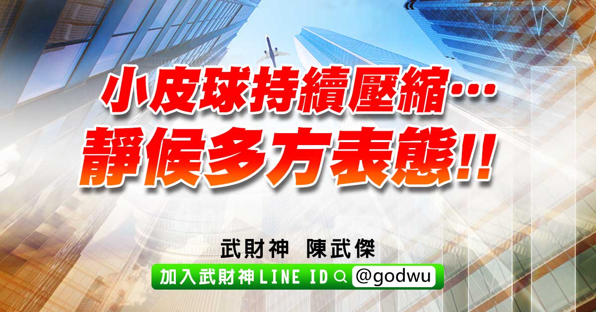 小皮球持續壓縮…靜候多方表態!! (圖)