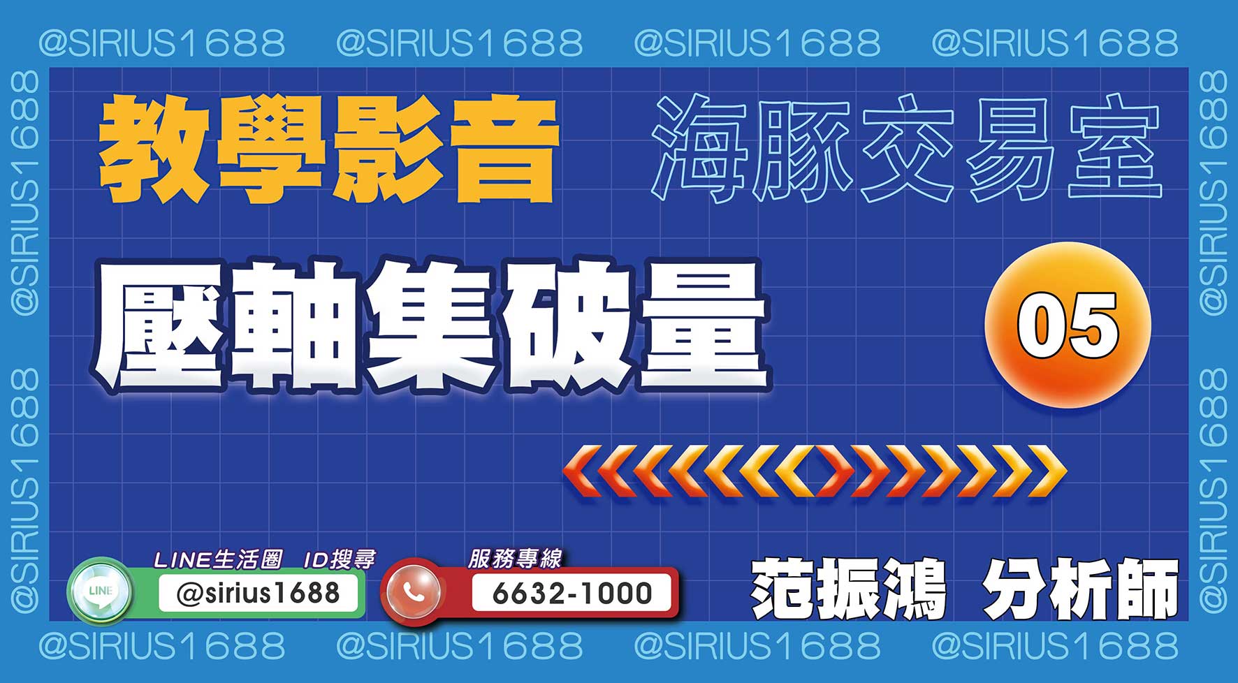 【教學影音】05 壓軸集破量｜海豚交易室｜范振鴻 (圖)