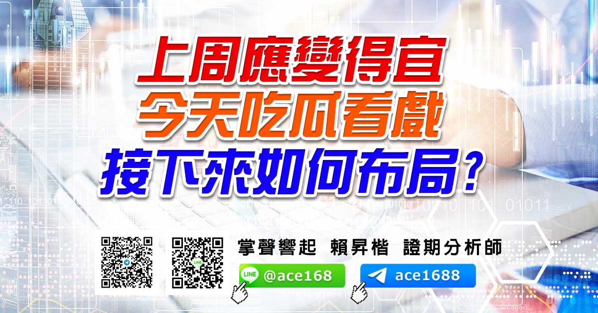 上周應變得宜 今天吃瓜看戲 接下來如何布局? (圖)
