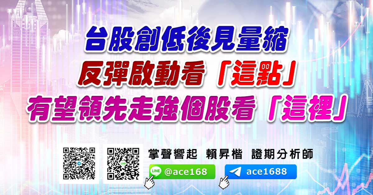 台股創低後見量縮 反彈啟動看「這點」 有望領先走強個股看「這裡」 (圖)