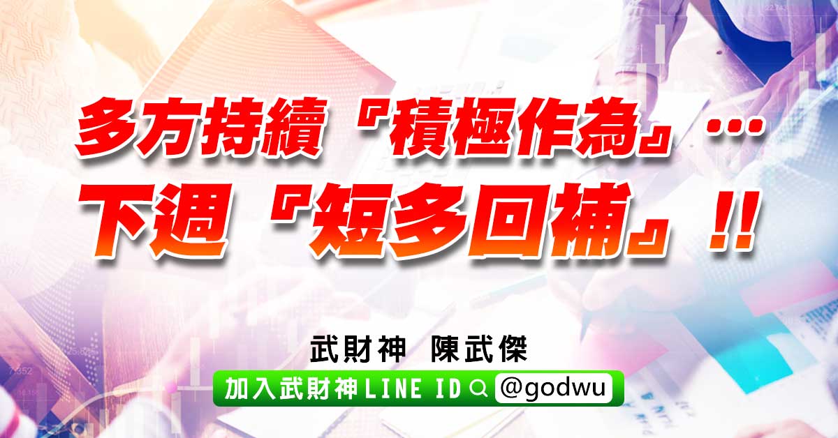 多方持續『積極作為』…下週『短多回補』 !! (圖)