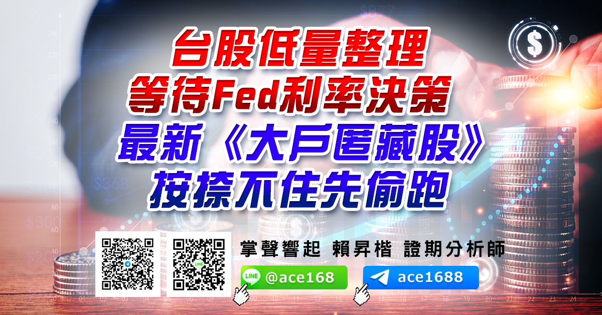 台股低量整理等待Fed利率決策 最新《大戶匿藏股》按捺不住先偷跑 (圖)