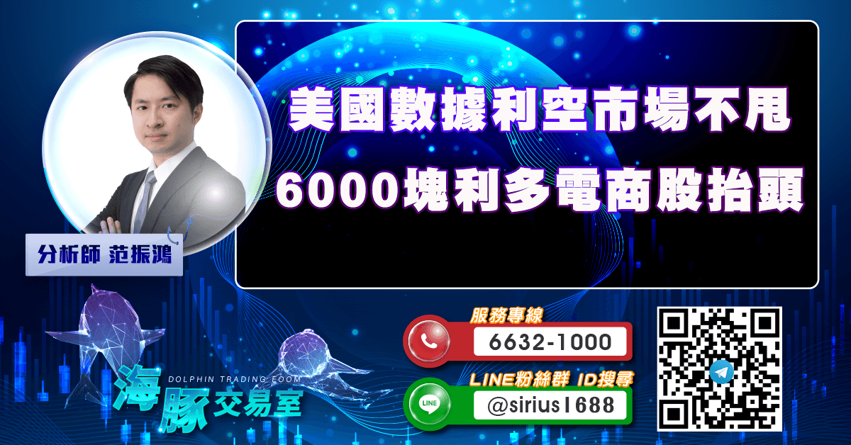 美國數據利空市場不甩 6000塊利多電商股抬頭 (圖)