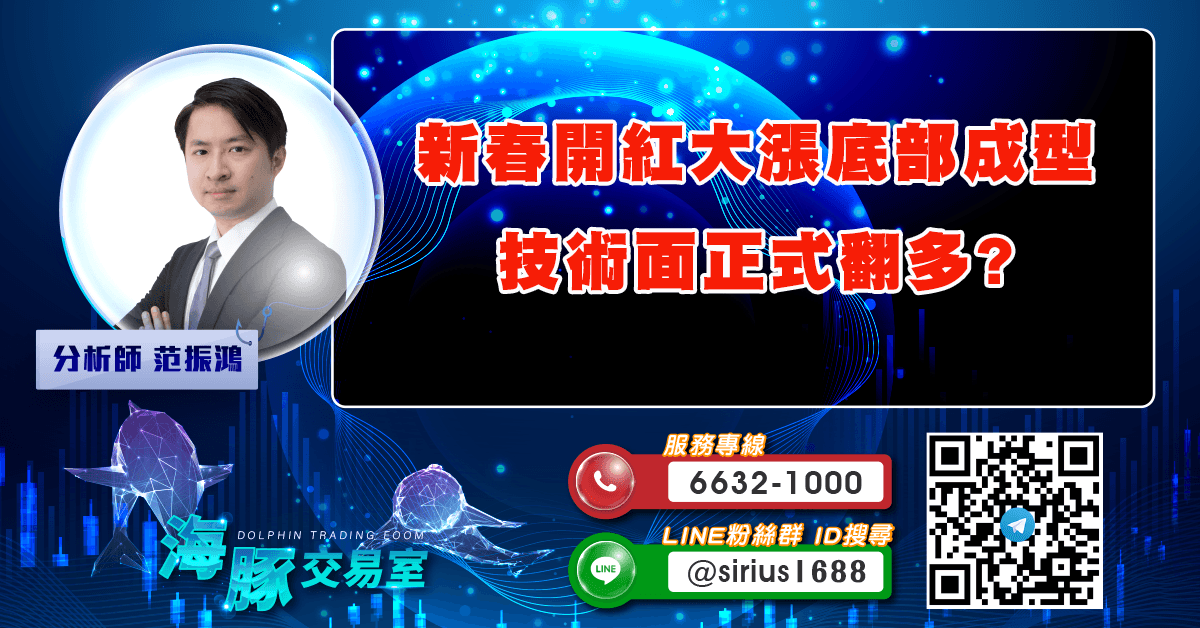 新春開紅大漲底部成型 技術面正式翻多? (圖)