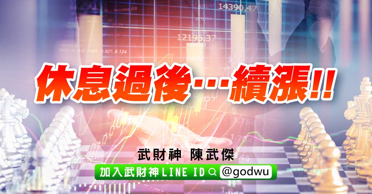休息過後…續漲!! (圖)