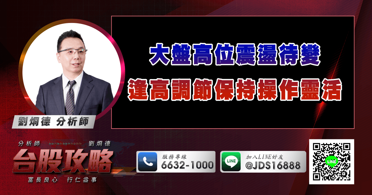 大盤高位震盪待變 逢高調節保持操作靈活 (圖)