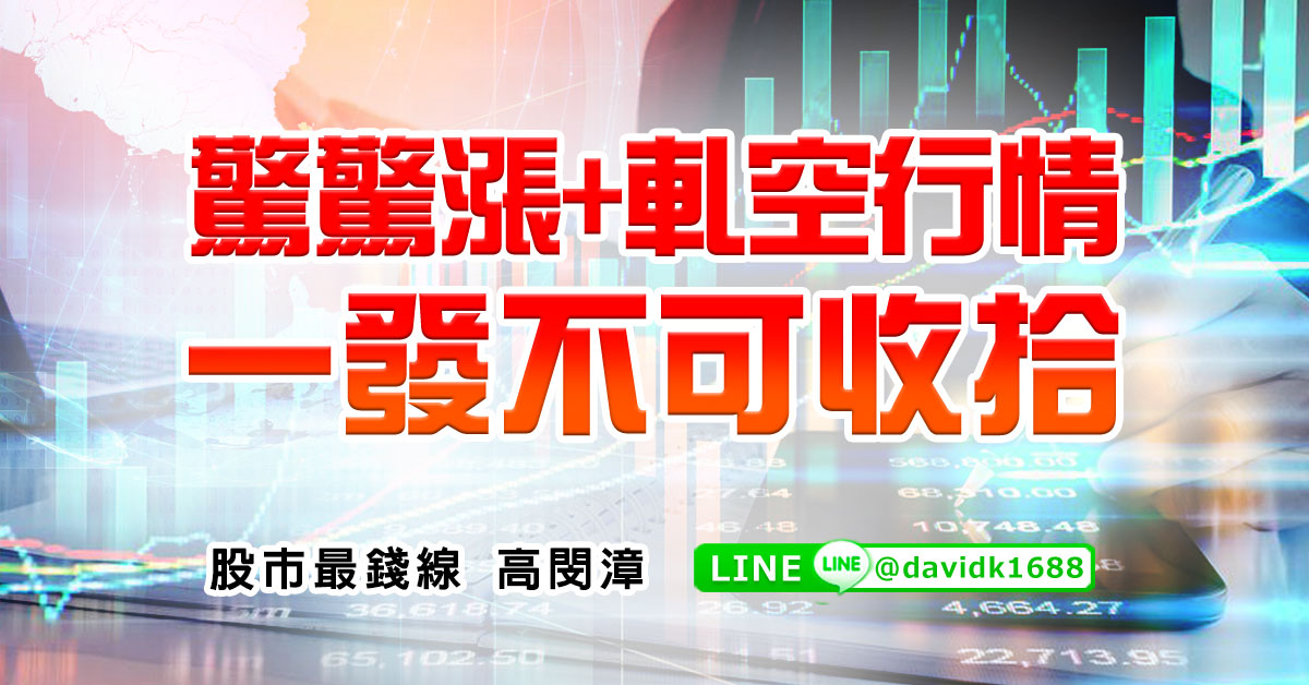 驚驚漲+軋空行情，一發不可收拾