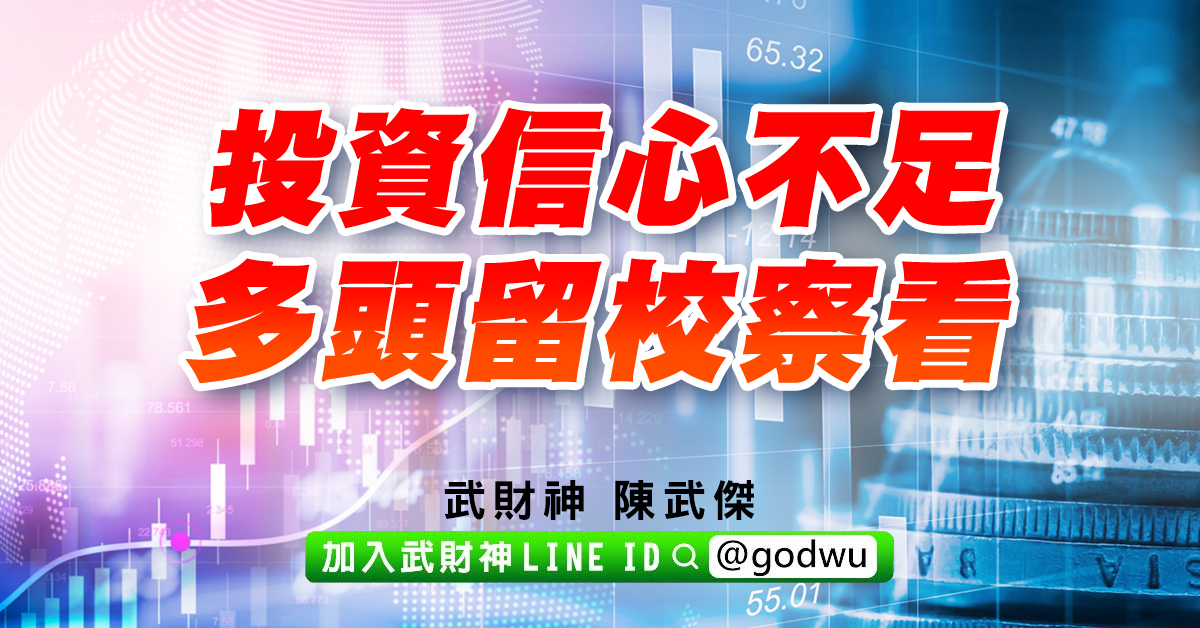 投資信心不足、多頭留校察看 (圖)