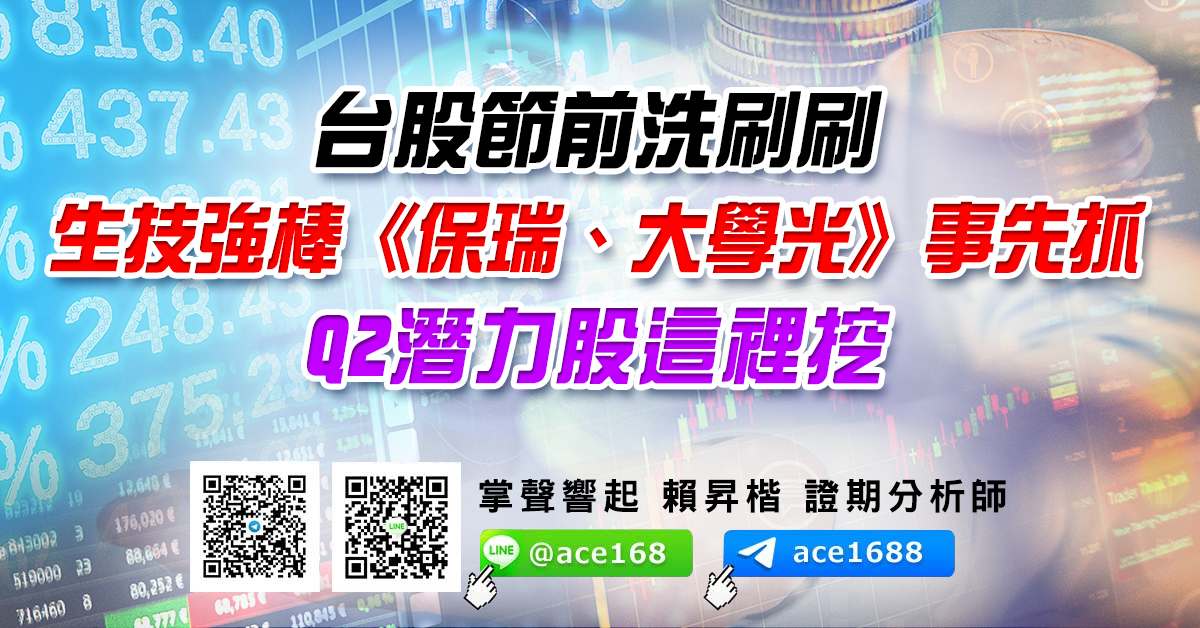 台股節前洗刷刷 生技強棒《保瑞、大學光》事先抓 Q2潛力股這裡挖 (圖)