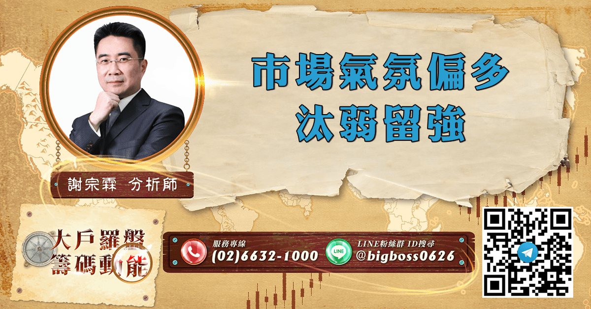 市場氣氛偏多 汰弱留強 (圖)