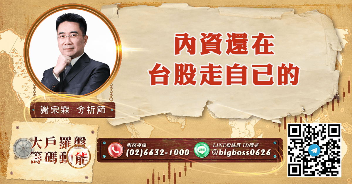 內資還在 台股走自己的 (圖)