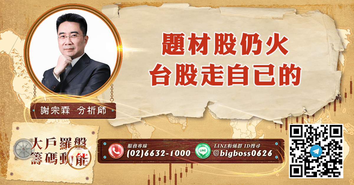 題材股仍火 台股走自己的 (圖)