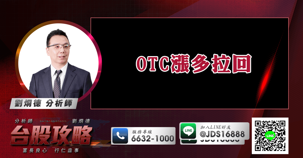 OTC漲多拉回 (圖)