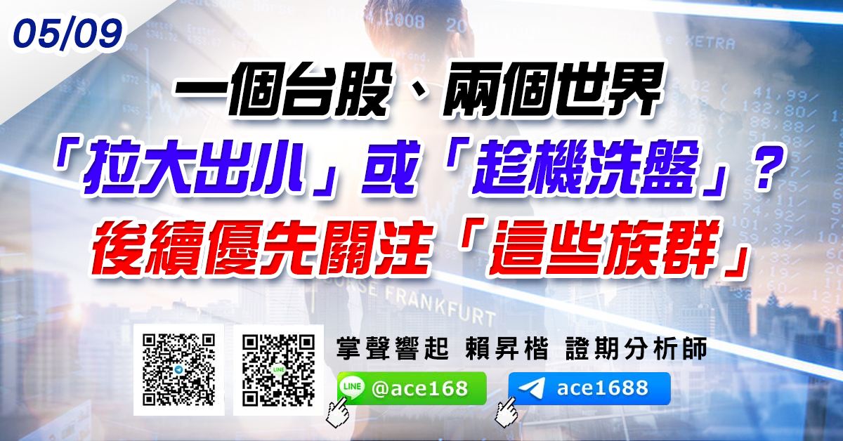一個台股、兩個世界 「拉大出小」或「趁機洗盤」? 後續優先關注「這些族群」 (圖)