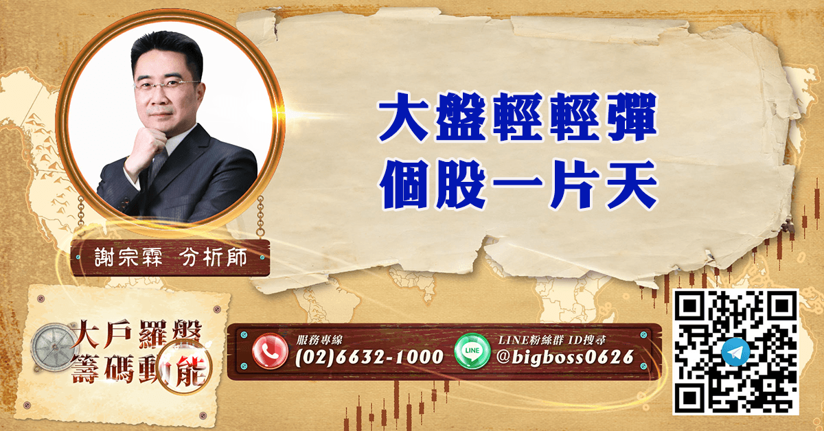 大盤輕輕彈 個股一片天 (圖)