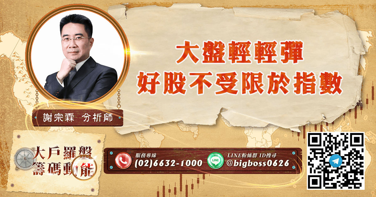 大盤輕輕彈 好股不受限於指數 (圖)