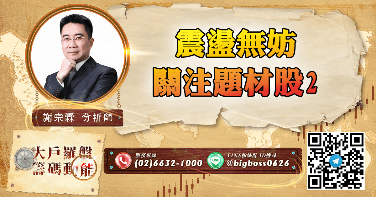 震盪無妨 關注題材股2 (圖)