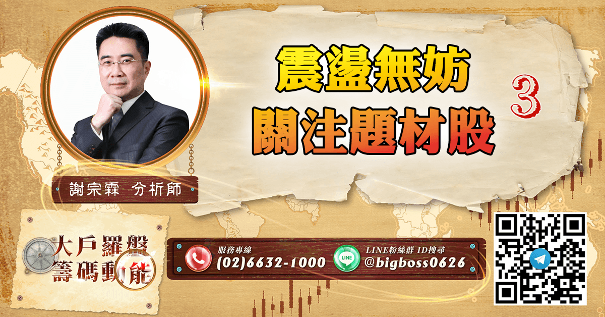 震盪無妨 關注題材股3 (圖)