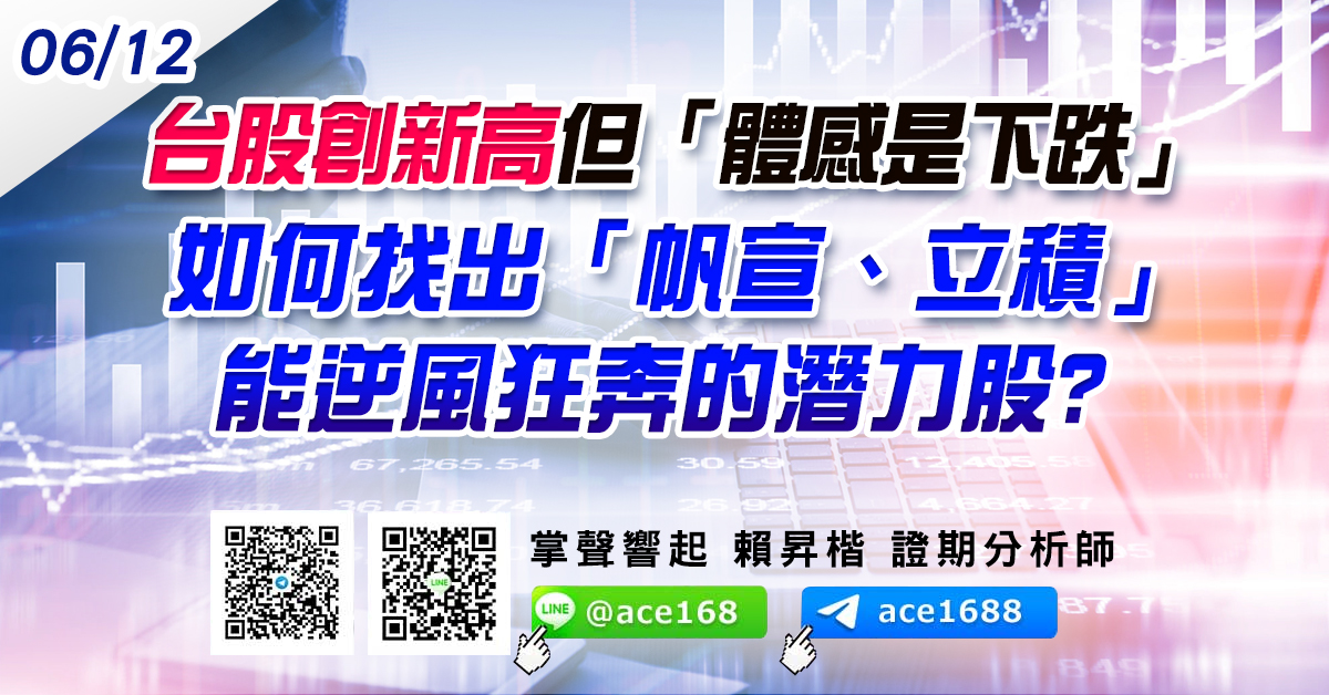 台股創新高但「體感是下跌」 如何找出「帆宣、立積」能逆風狂奔的潛力股? (圖)