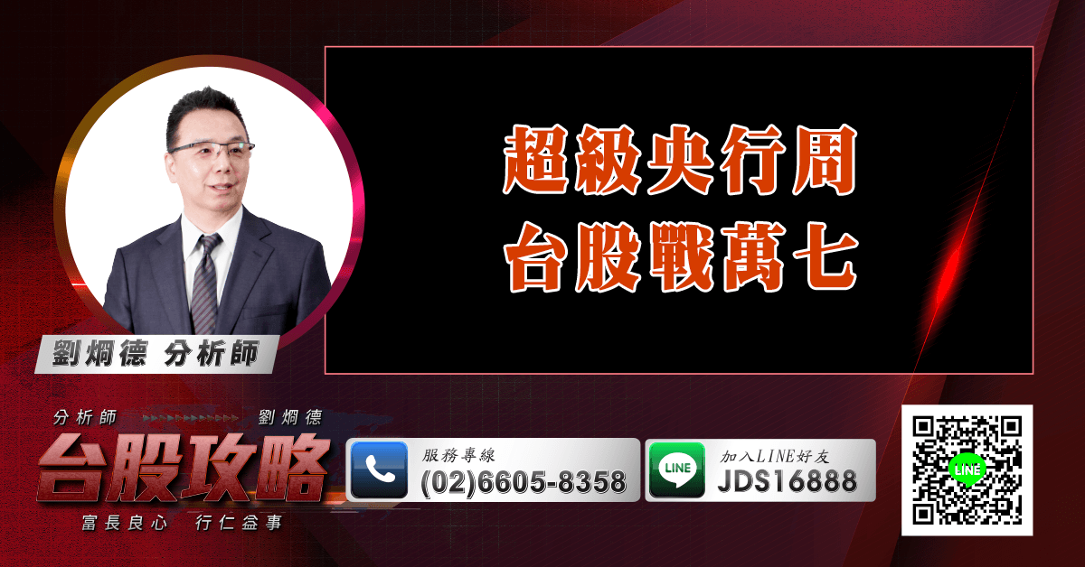 超級央行周 台股戰萬七 (圖)