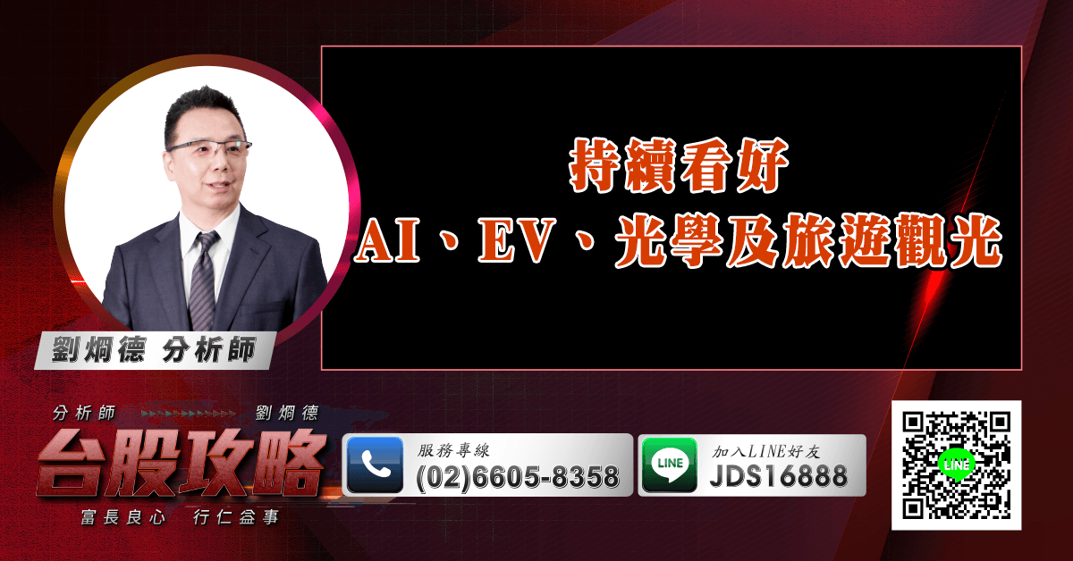 缺口不補多方續強 持續看好AI、EV、光學及旅遊觀光表現 (圖)