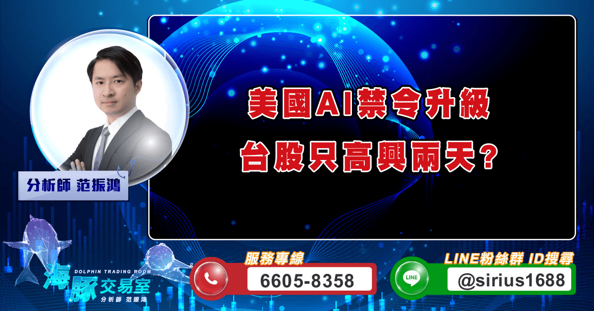 美國AI禁令升級，台股只高興兩天? (圖)