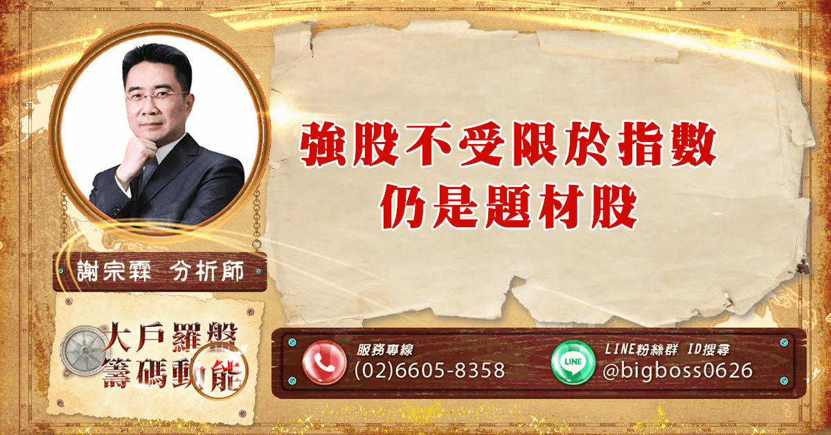 強股不受限於指數 仍是題材股 (圖)