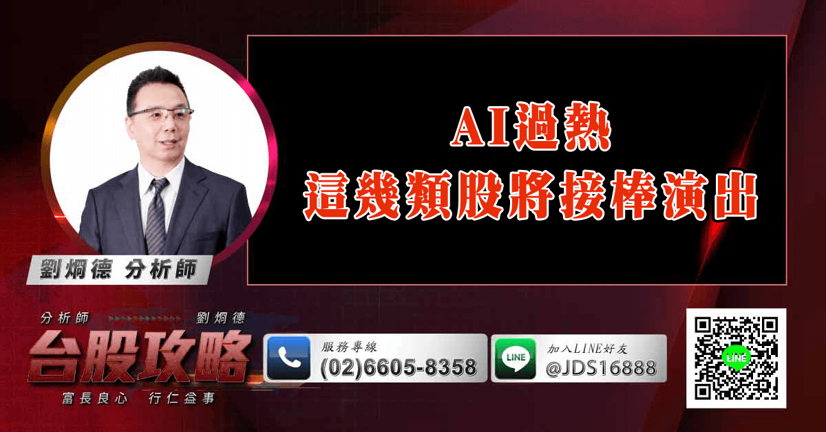 AI過熱 這幾類股將接棒演出 (圖)