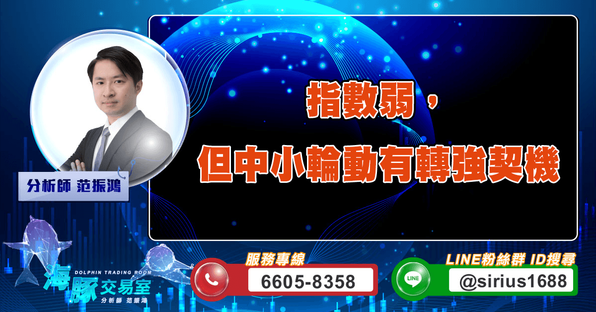 指數弱,但中小輪動有轉強契機 (圖)