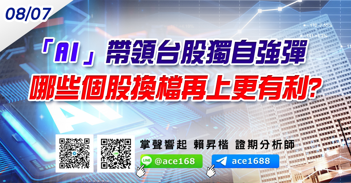 「AI」帶領台股獨自強彈 哪些個股換檔再上更有利? (圖)