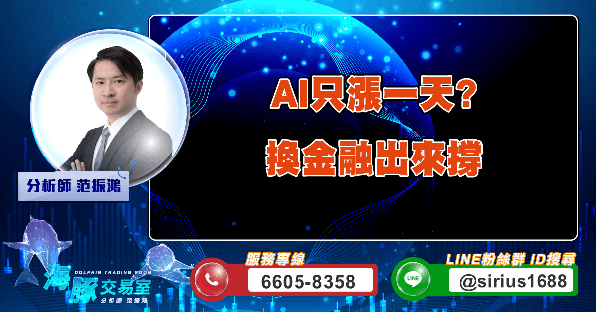 AI只漲一天?換金融出來撐 (圖)