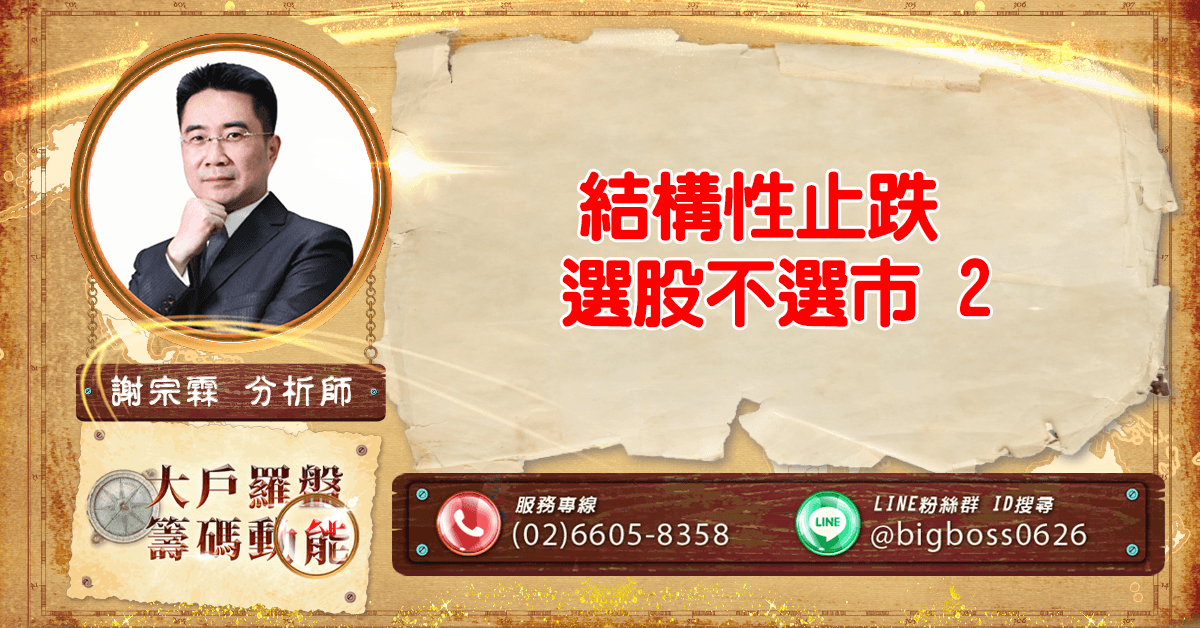 結構性止跌 選股不選市2 (圖)