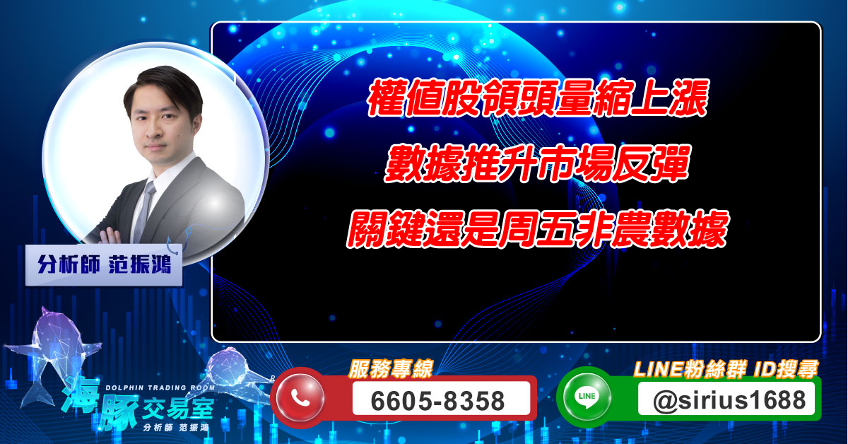 權值股領頭量縮上漲 數據推升市場反彈,關鍵還是周五非農數據 (圖)